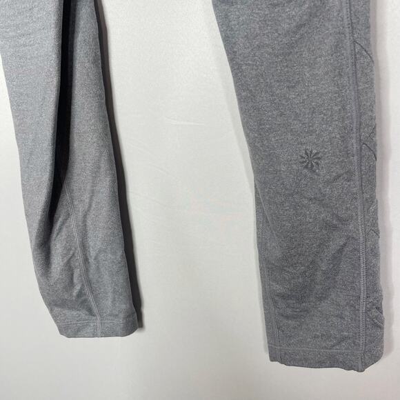 Athleta Girl L 12 Cobblestone Grey Heather Fold You So Tight Activewear Leggings - Picture 6 of 13